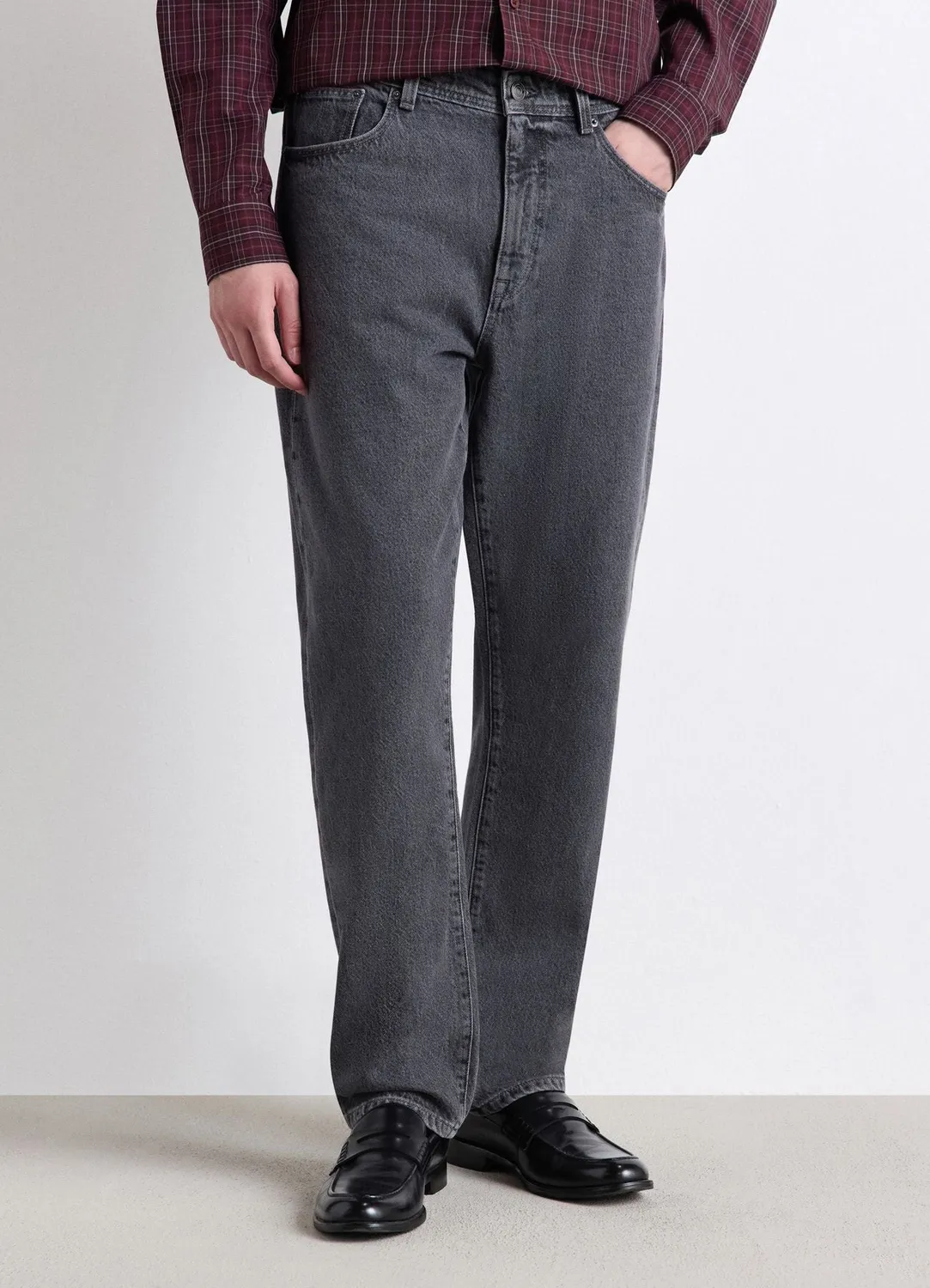 Calliope jean homme droit regular 5 poches uni