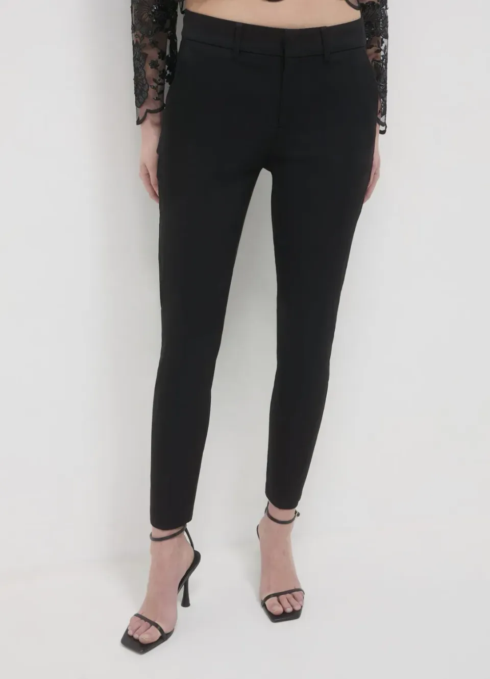 Calliope pantalon satin coton femme regular