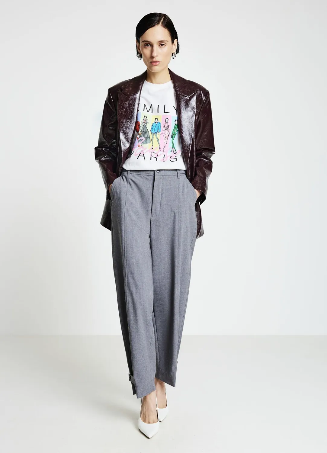 Calliope t-shirt Emily in Paris imprimé femme