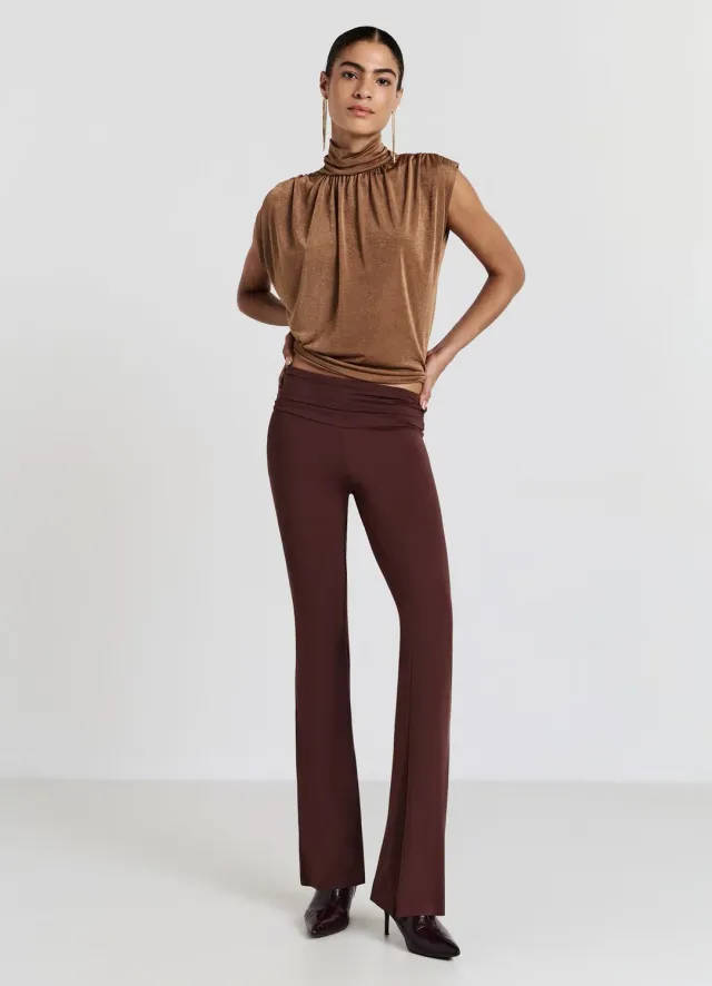 Calliope leggings femme à basque taille haute
