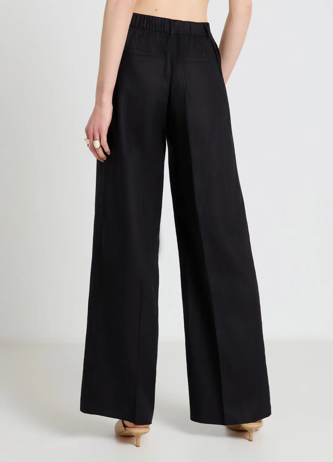 Calliope pantalon palazzo lin large femme