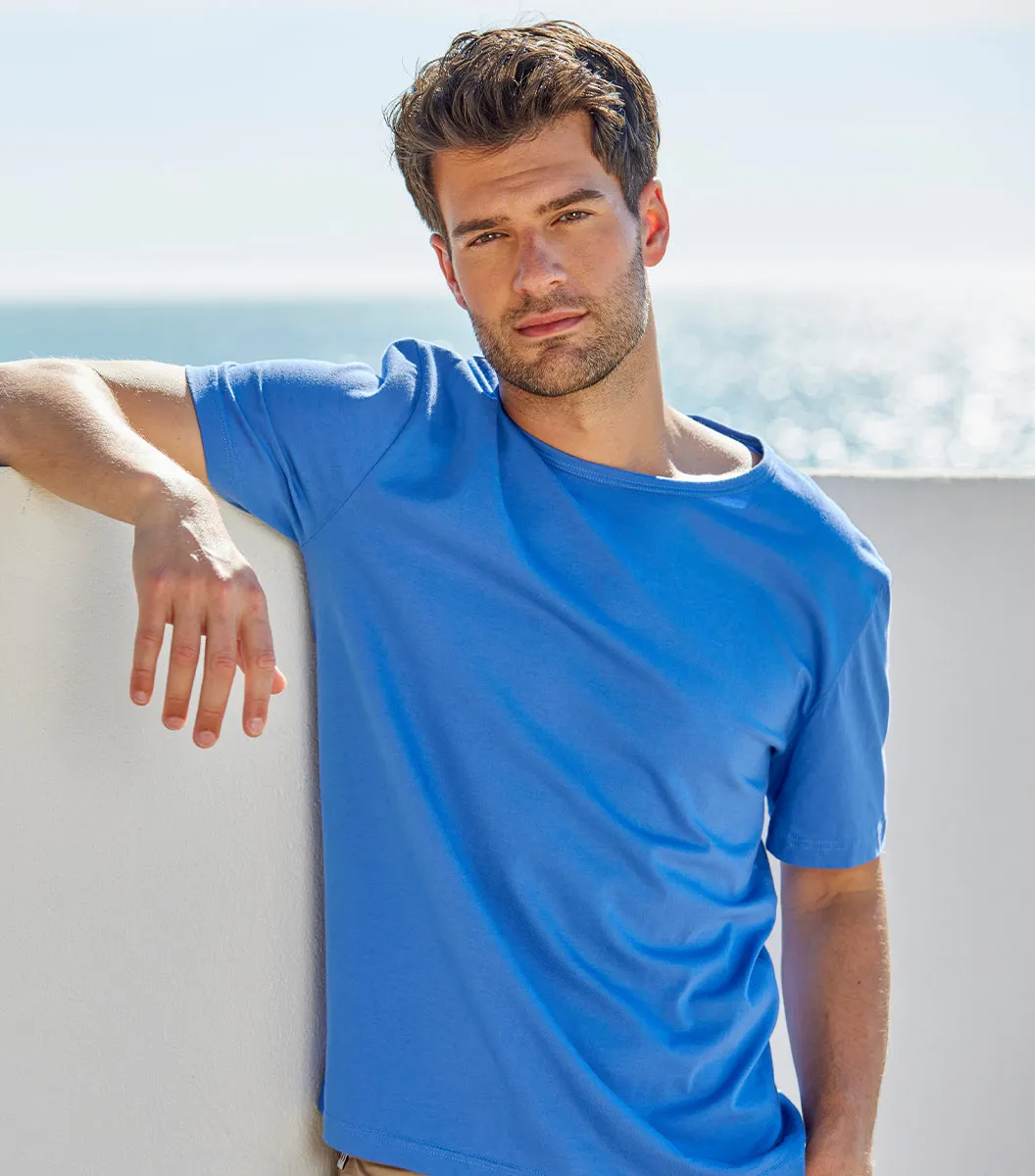 Cocorico Intemporel t-shirt homme bleu riviera