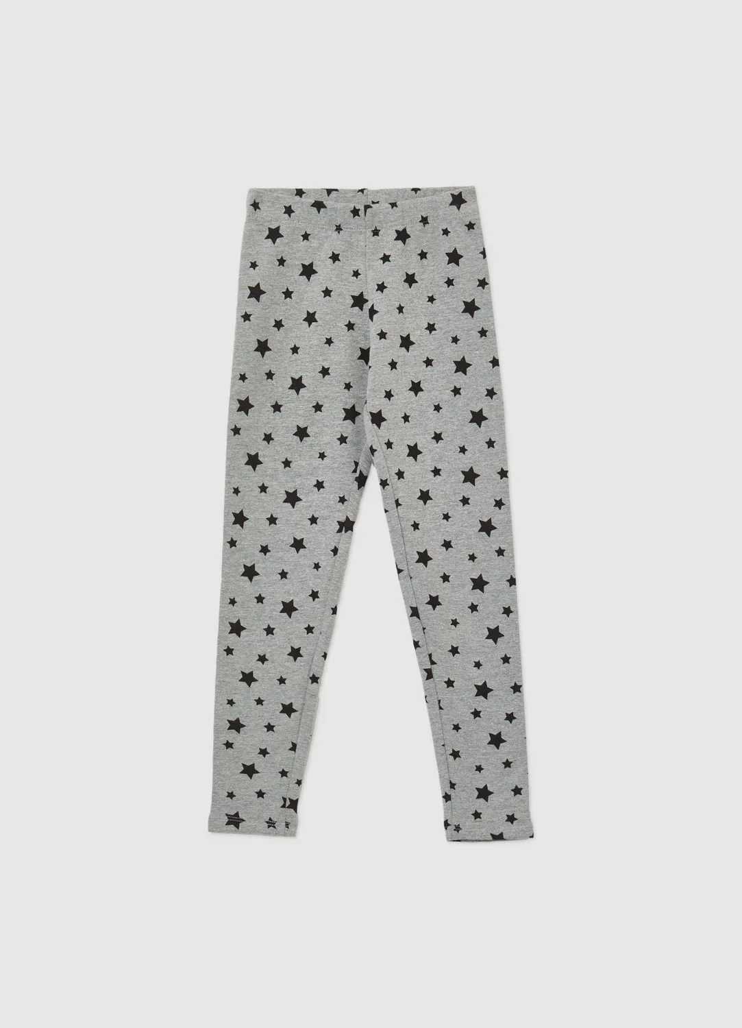 Calliope lot de 2 leggings fille uni et fantaisie