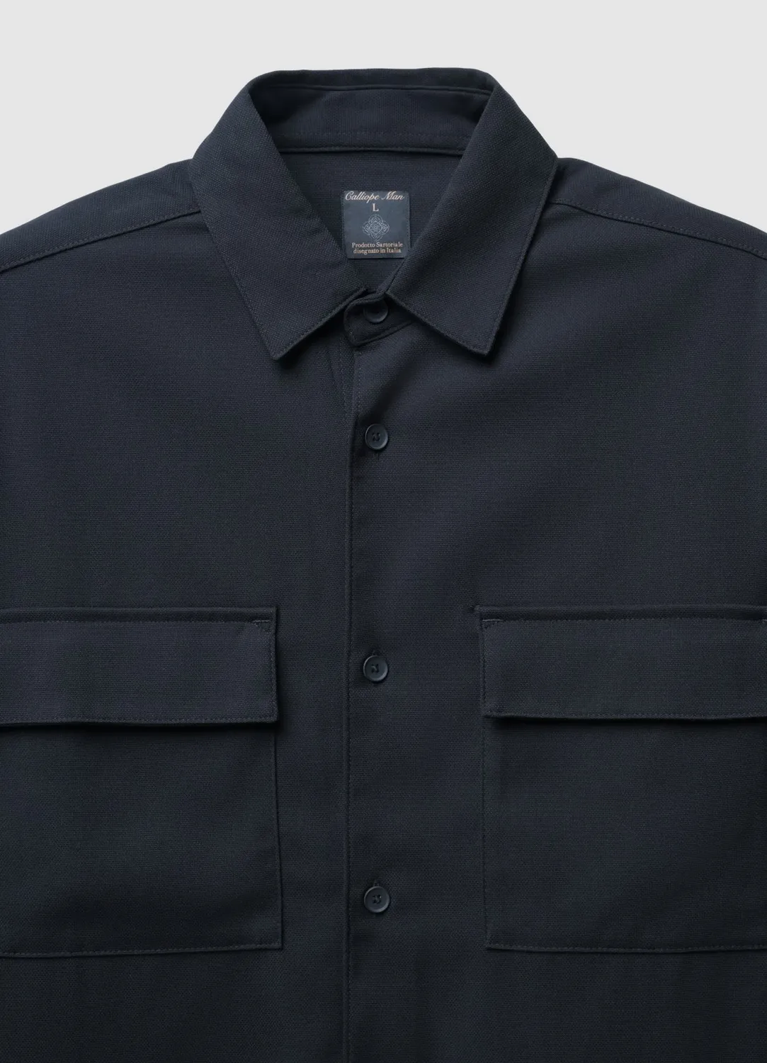 Calliope chemise homme micro motif manches longues