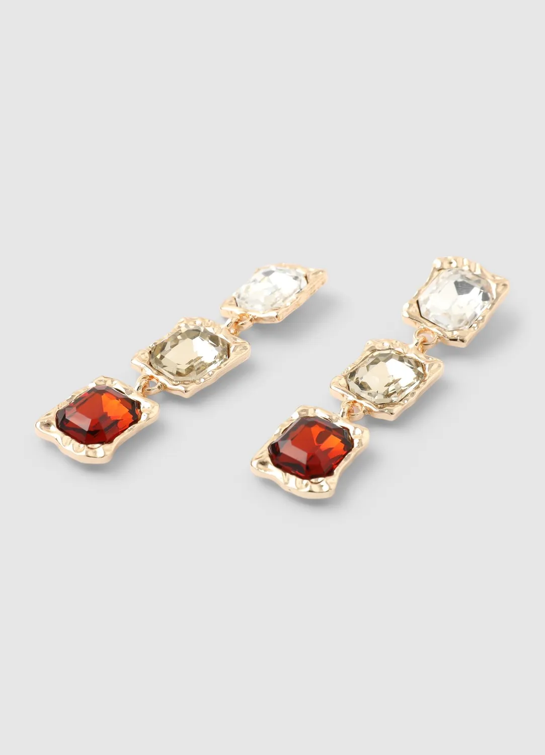 Calliope boucles d'oreilles pendantes femme strass