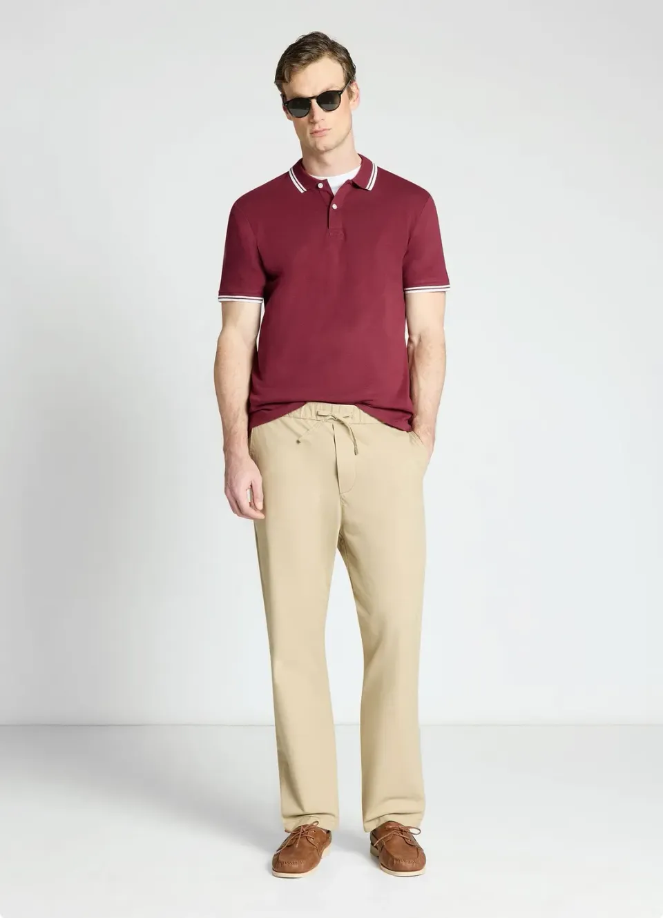 Calliope Polo homme manches courtes rayures