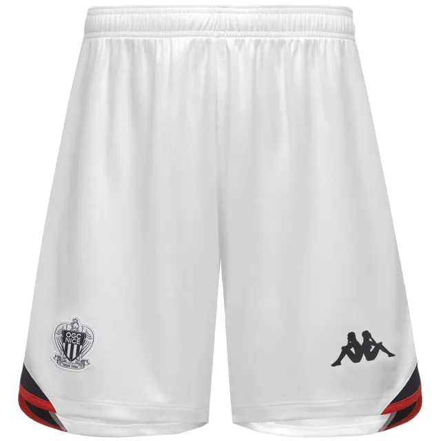 Kappa Kombat Ryder Away short enfant blanc OGC Nice 26/27