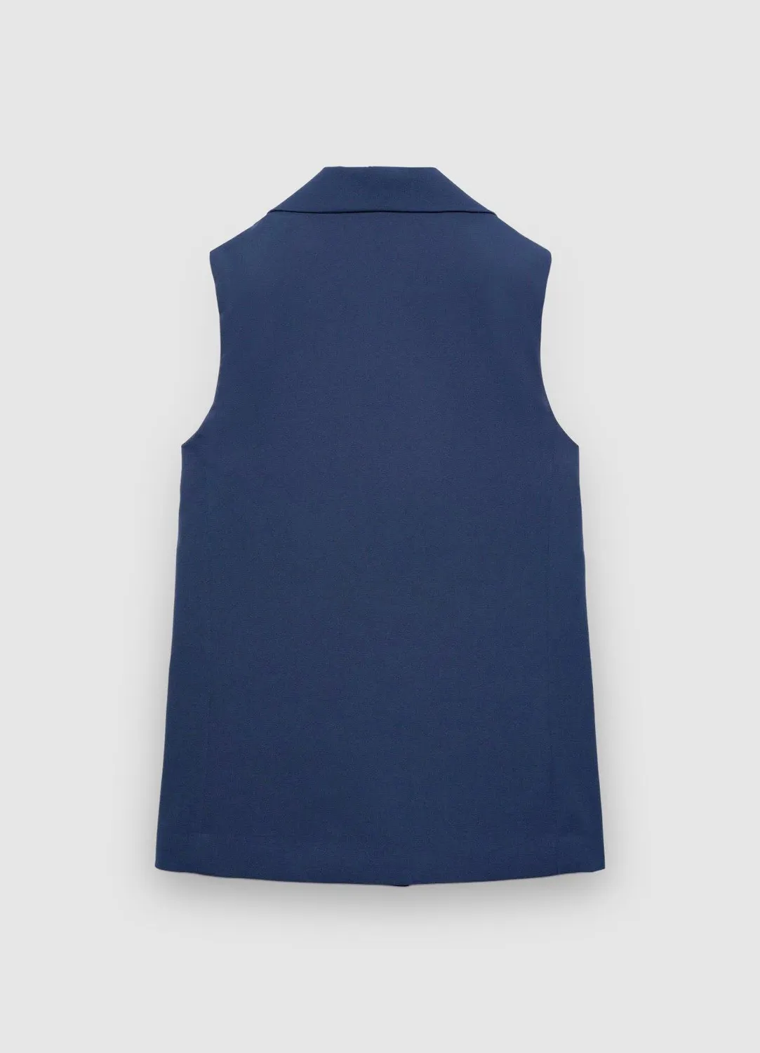 Calliope Gilet Long Monopetto Femme 2 Boutons