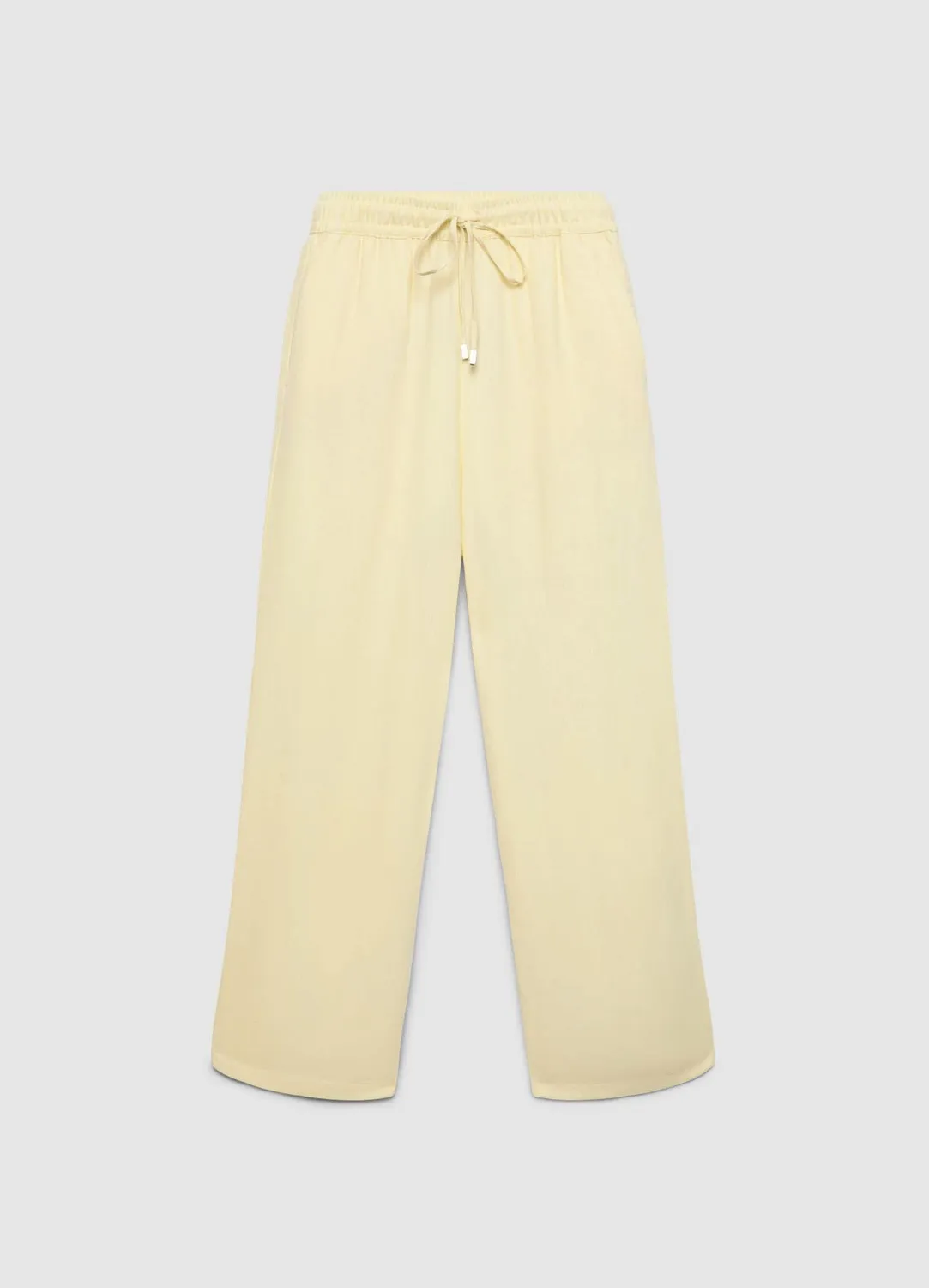 Calliope pantalon jogger lin femme taille haute
