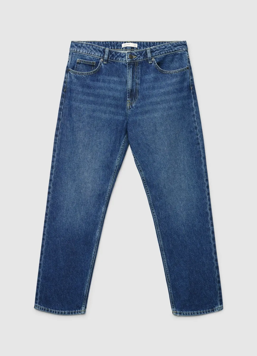 Calliope jean relaxed homme coupe droite délavé
