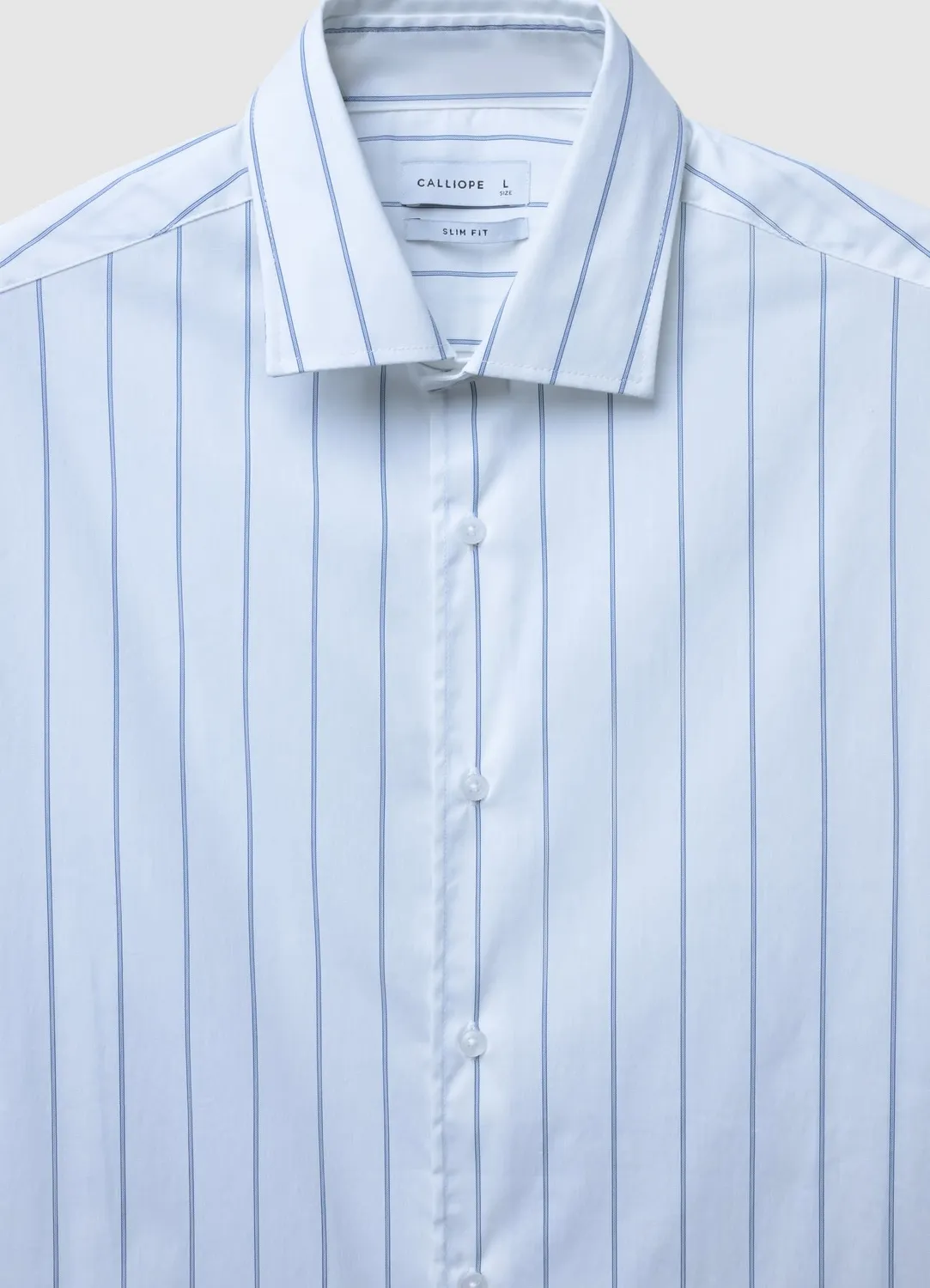 Calliope chemise homme rayures coton regular