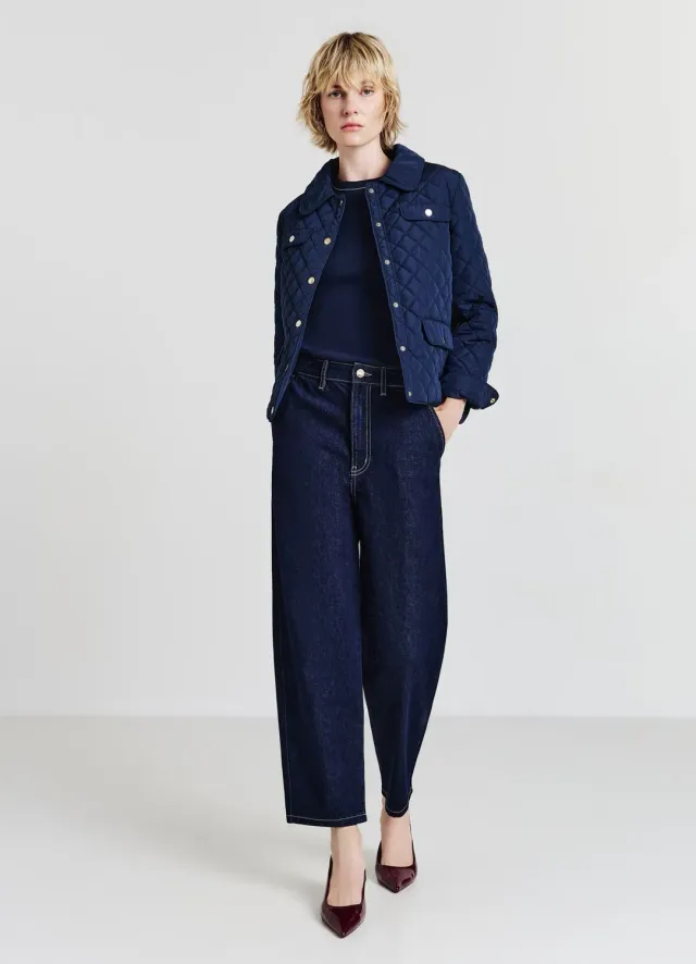 Calliope Veste matelassée femme boutons dorés