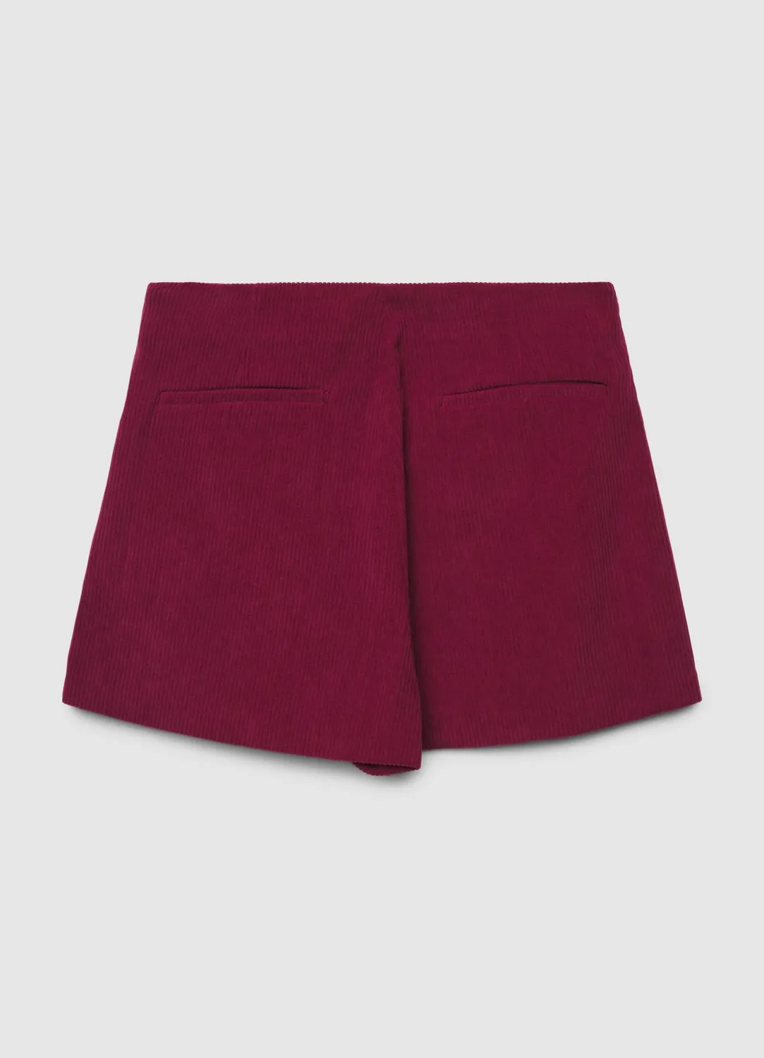 Calliope jupe-short velours côtelé femme