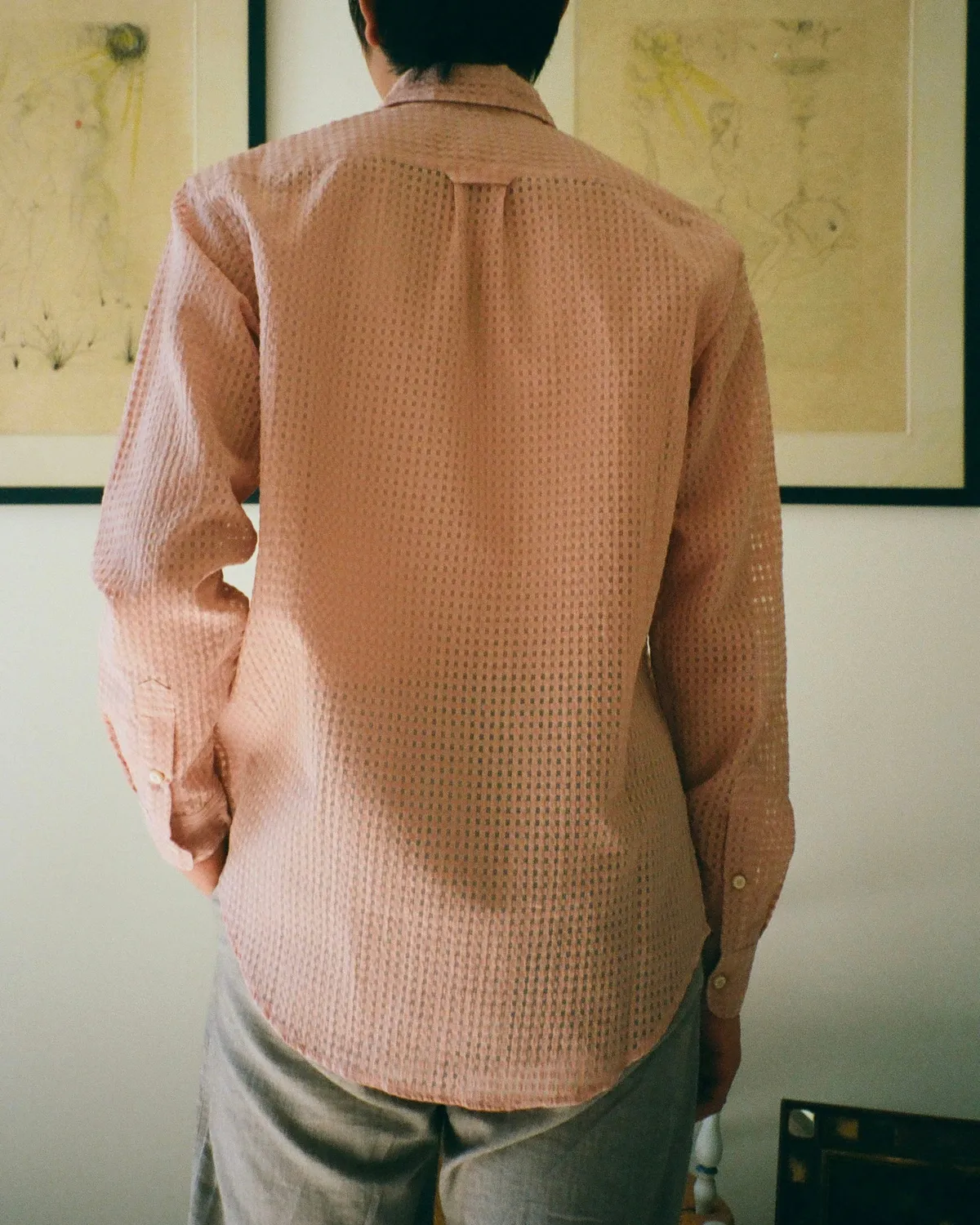 Erevan Saumon chemise homme intemporelle