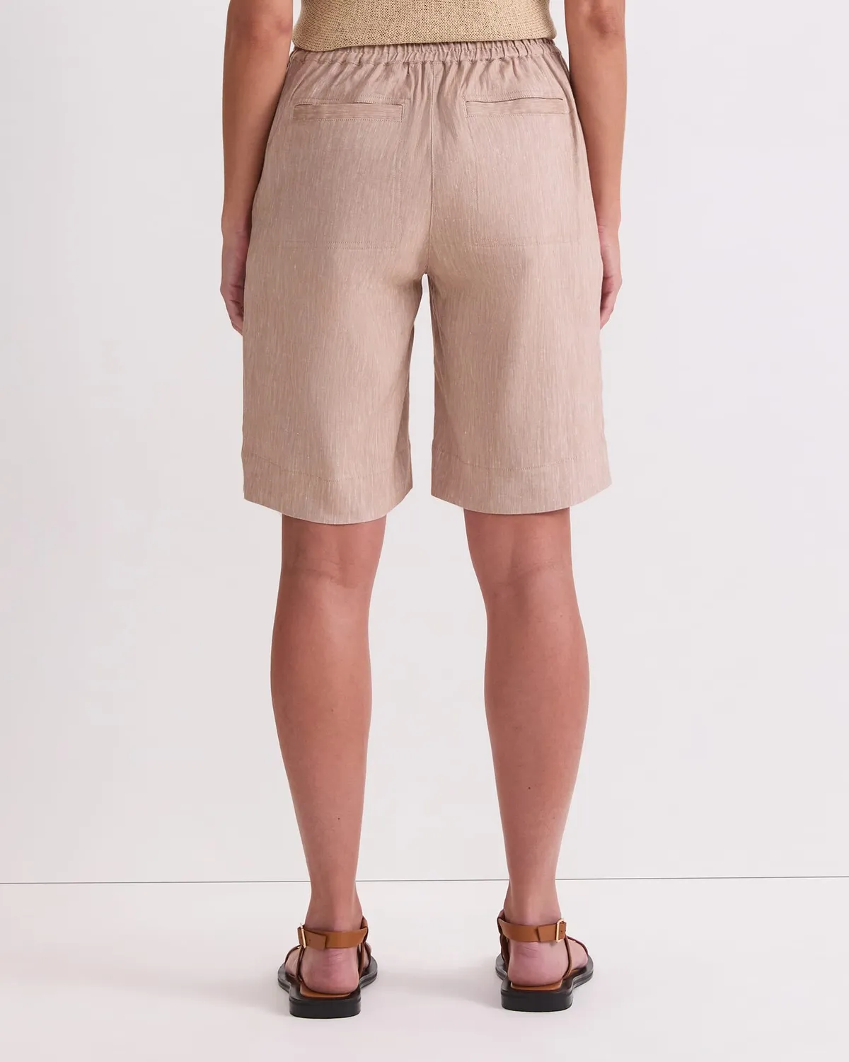Sportscraft Rosa short lin taille élastique femme