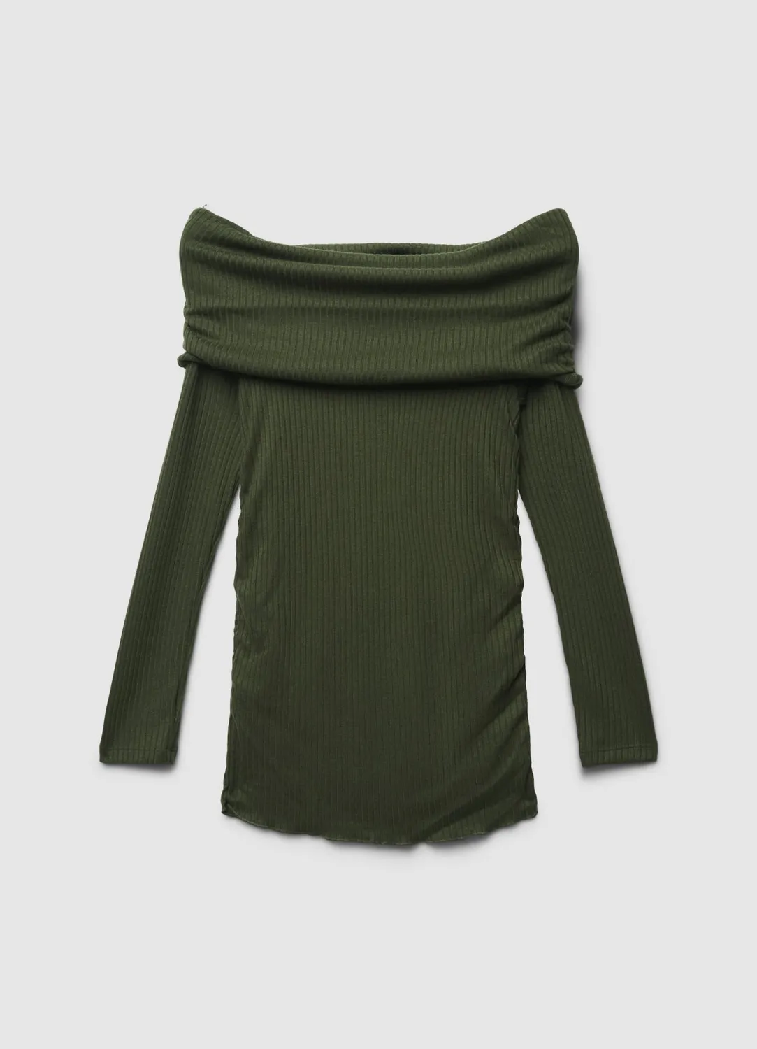 Calliope t-shirt épaules dénudées femme côtelé