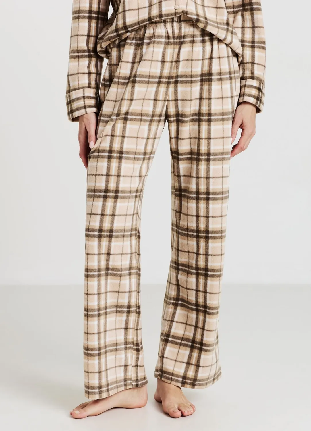 Calliope Pantalon pyjama femme à carreaux
