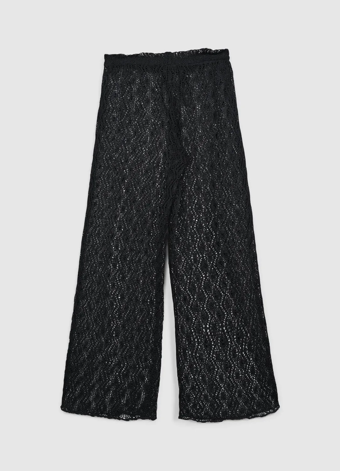 Calliope pantalon dentelle femme long cordon