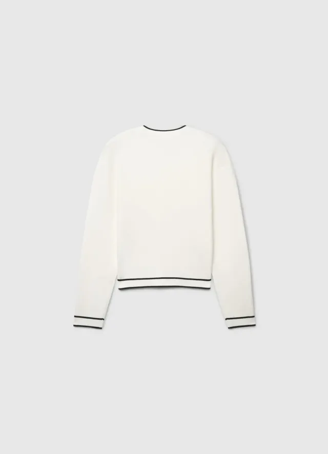 Calliope pull col rond femme profils contraste