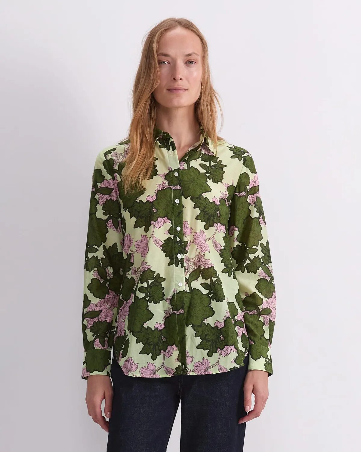 Sportscraft Fleur chemise coton soie imprimé floral
