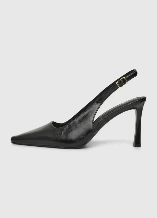 Calliope Slingback talon haut femme escarpins pointus