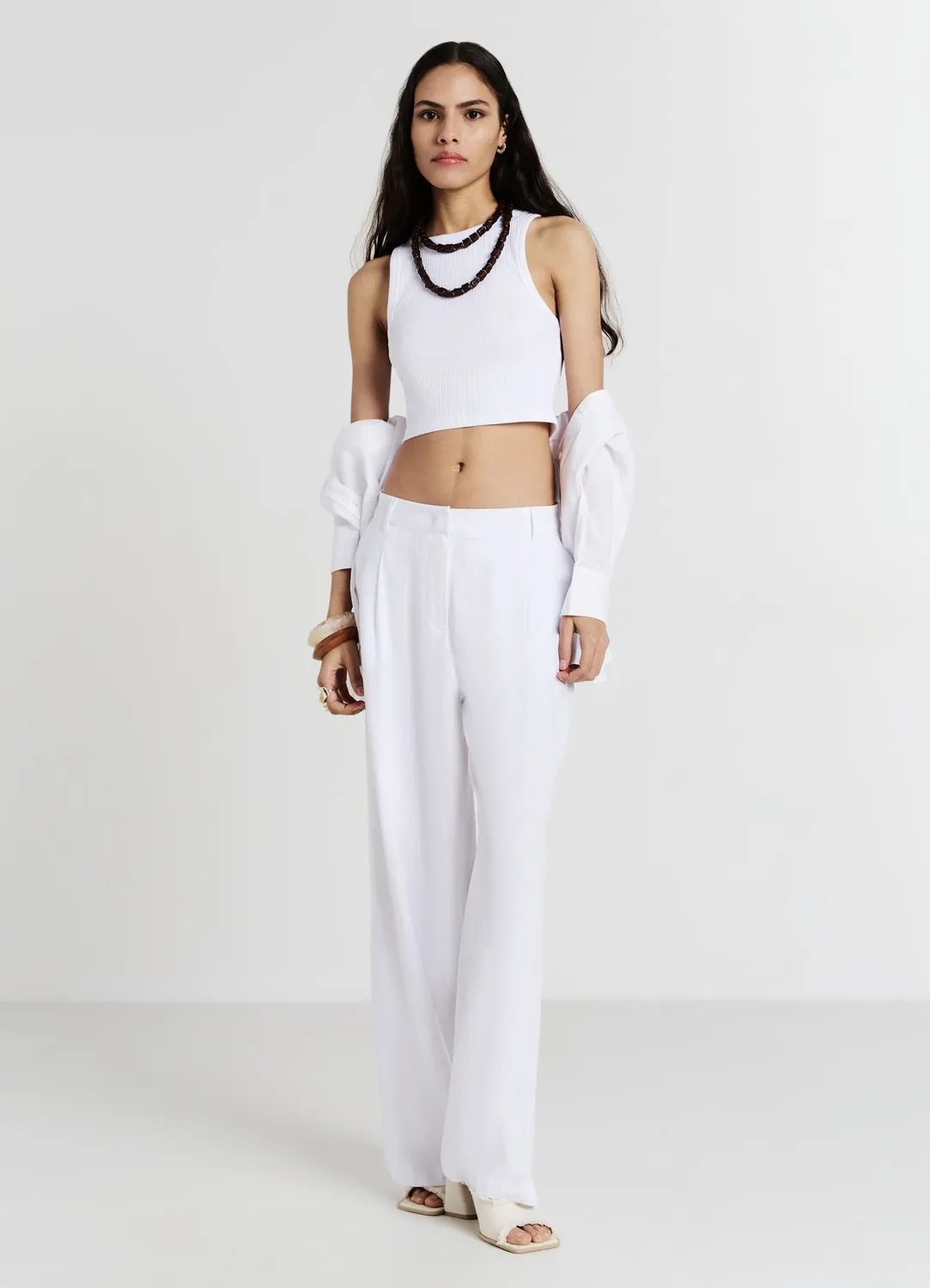 Calliope Vogatore débardeur femme coton côtelé crop