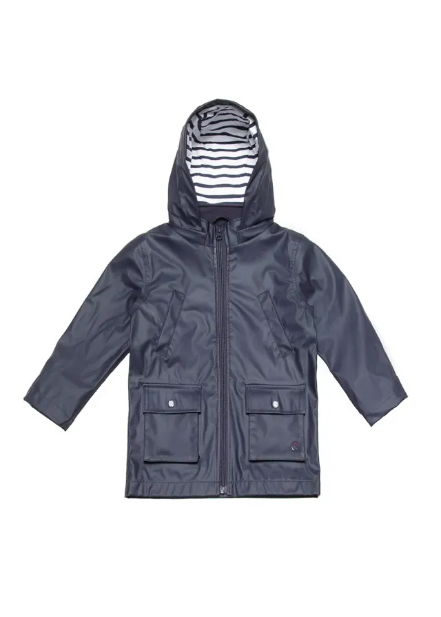 Saint James Pacifique ciré marine imperméable enfant