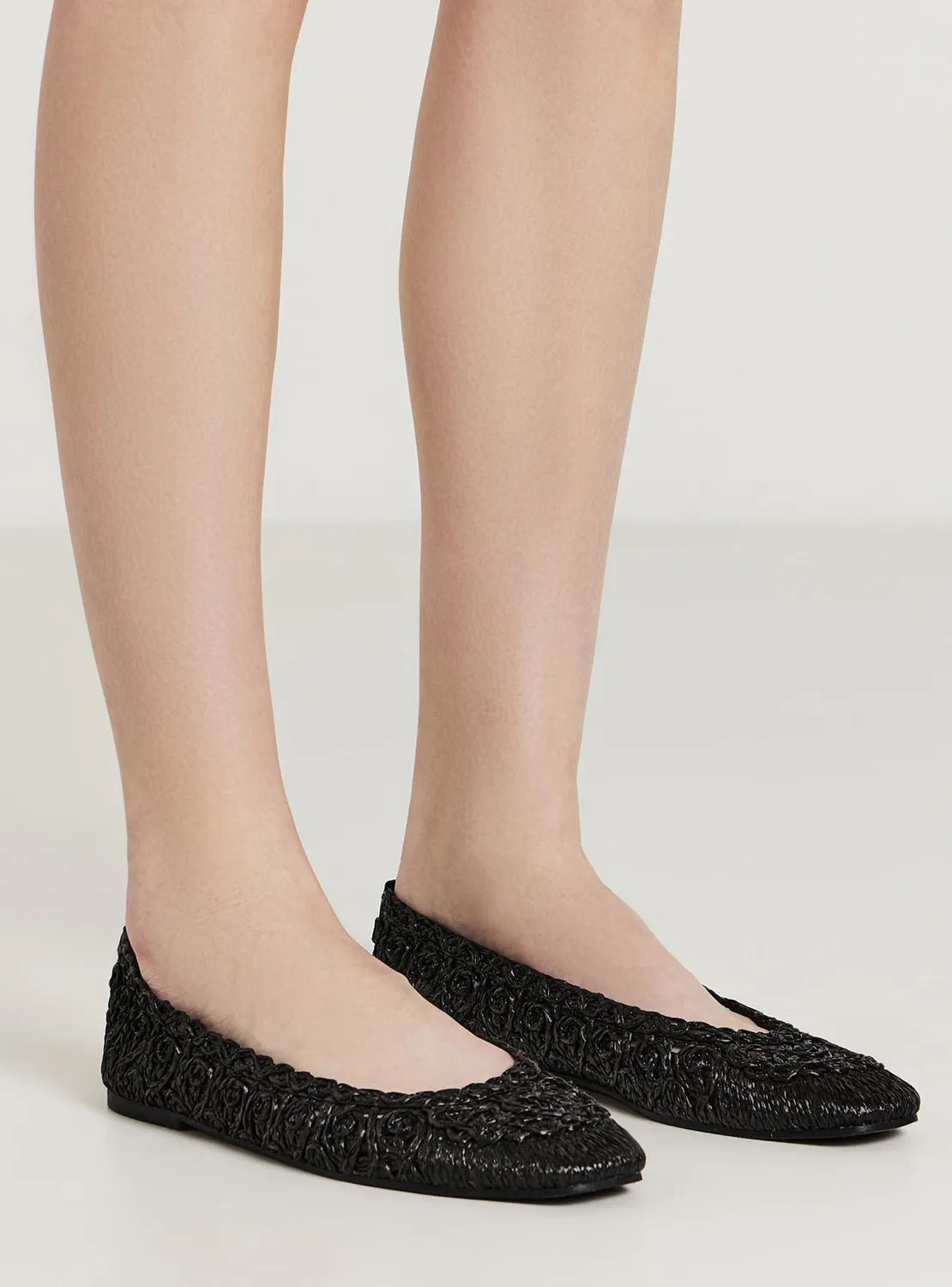 Calliope ballerines rafia femme tressée
