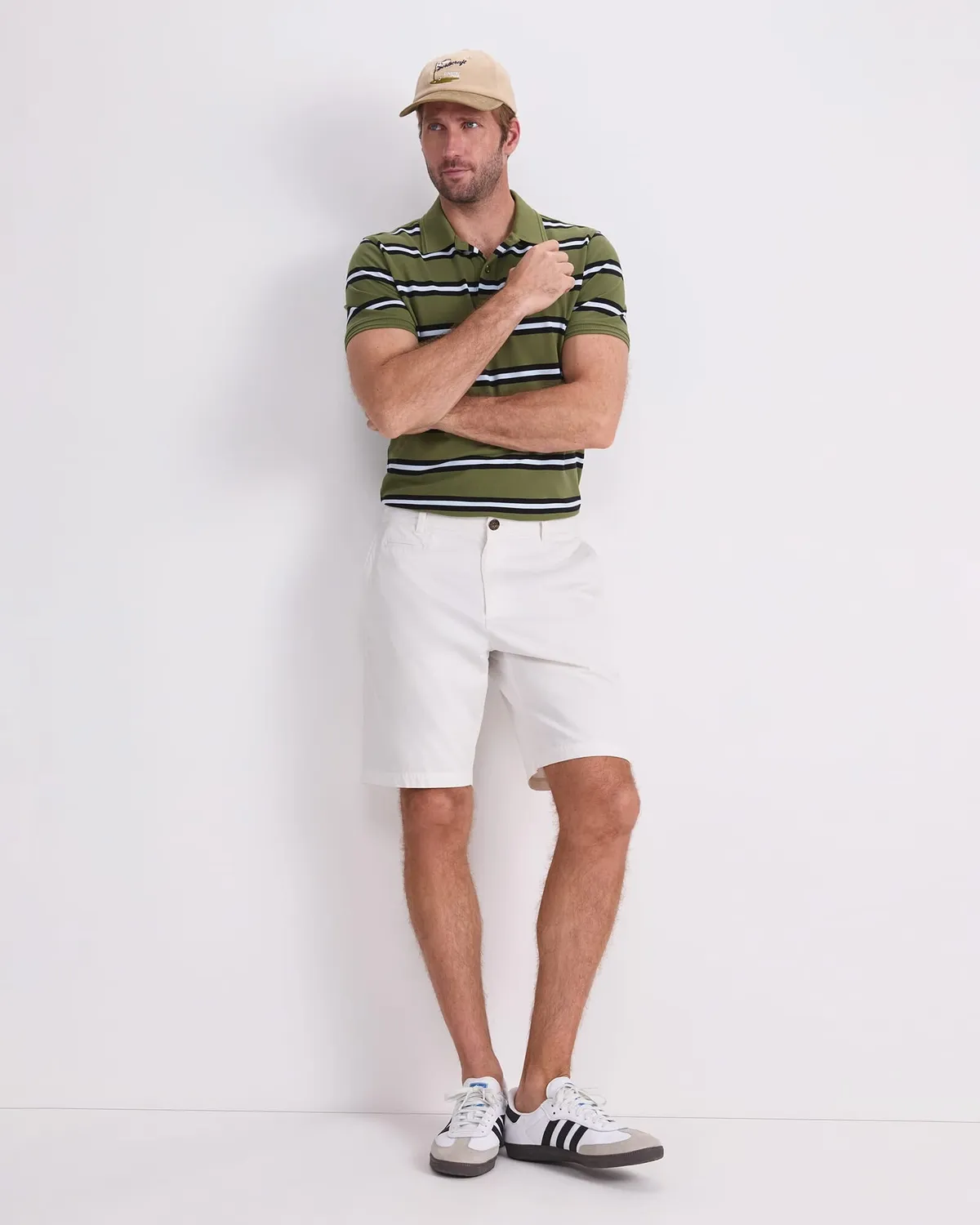 Sportscraft Classic short coton homme genou