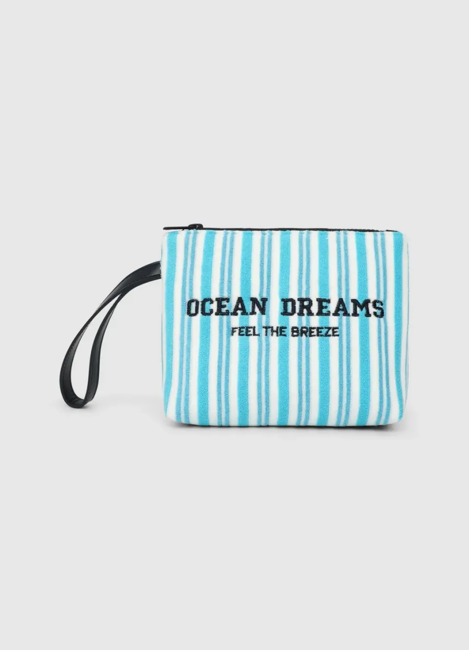 Calliope Rayée pochette homme rayures brodée