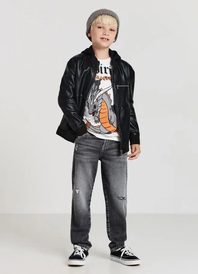 Calliope jean baggy enfant déchiré