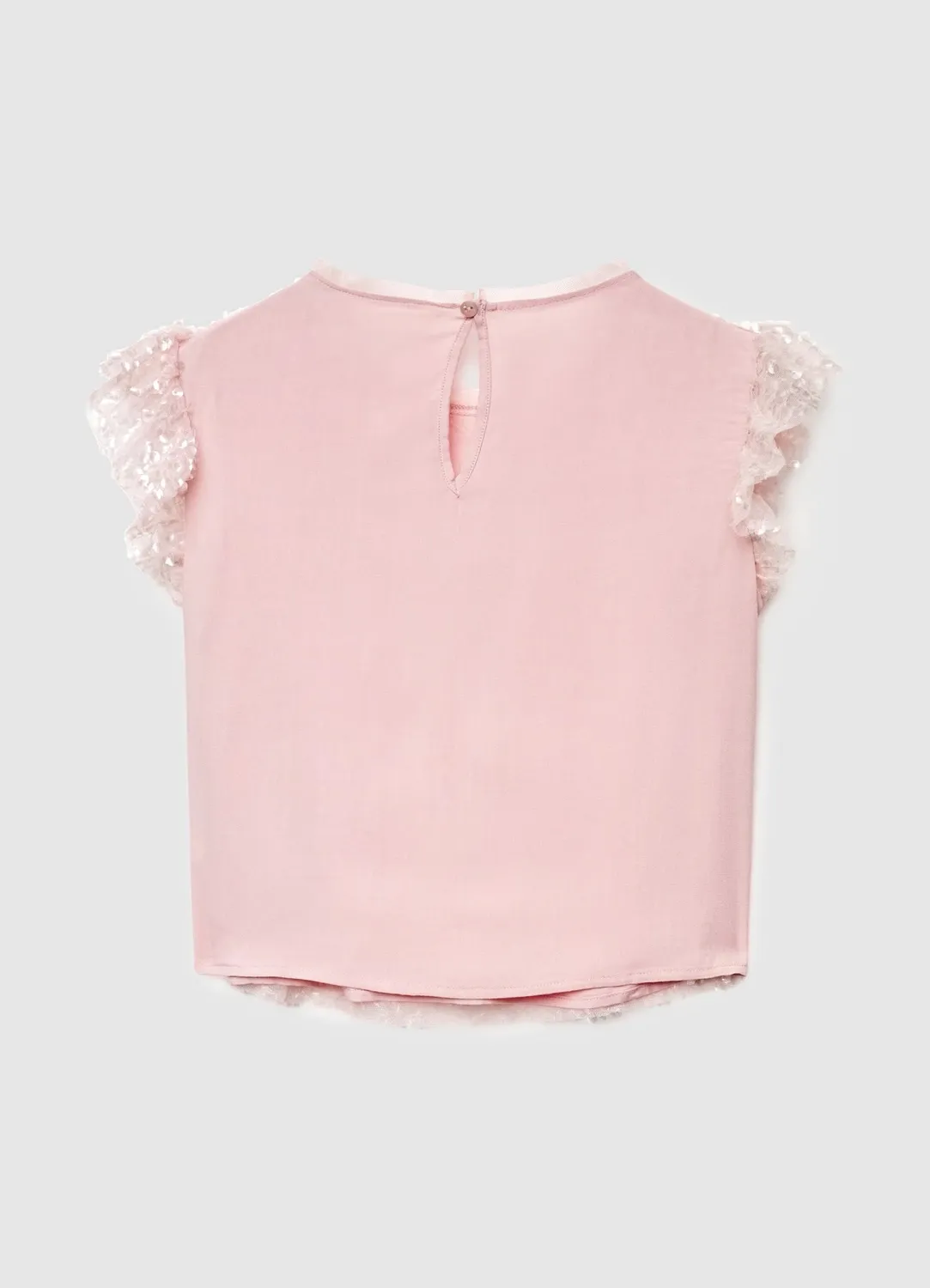 Calliope blouse fille tulle à paillettes