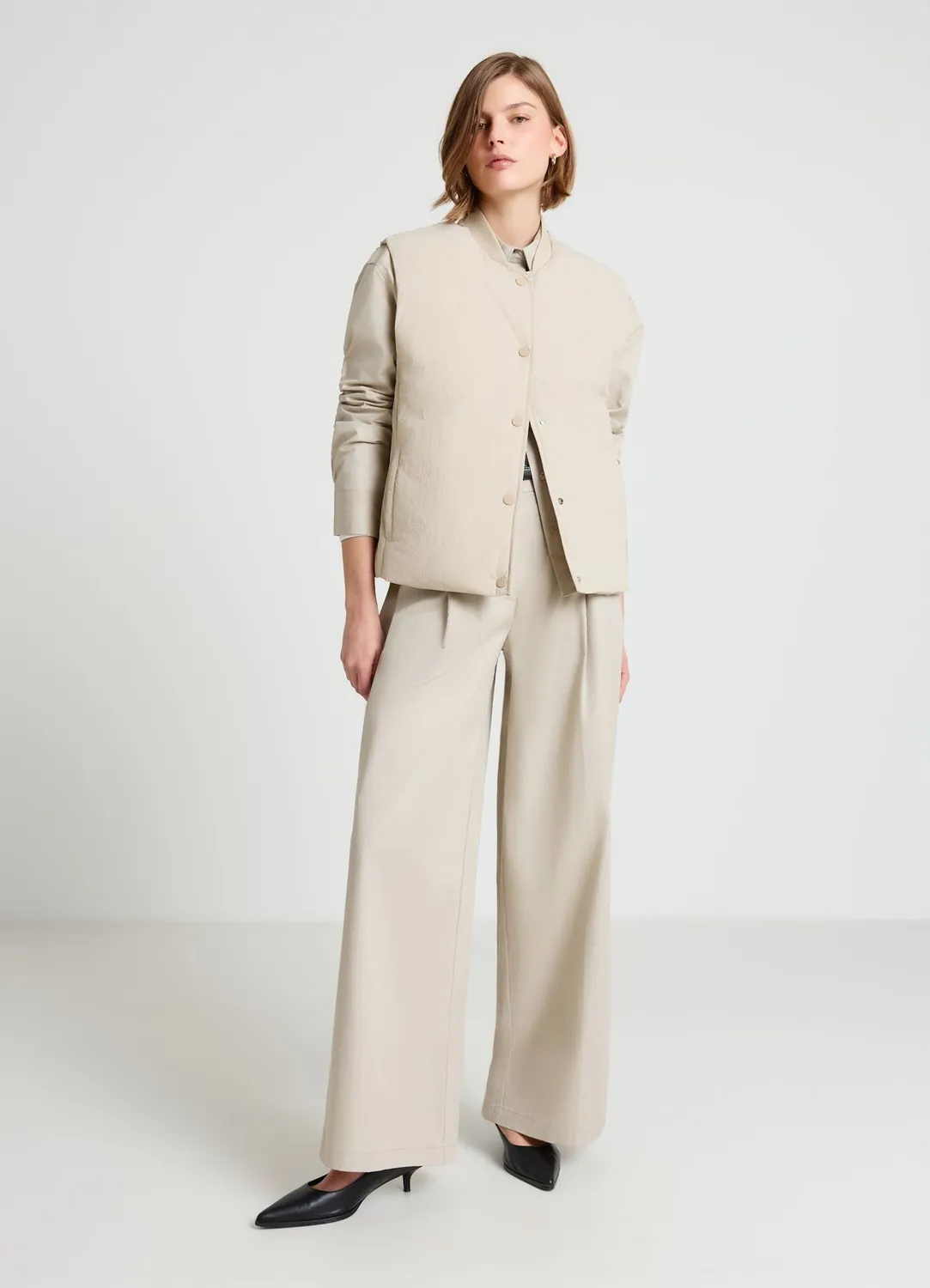 Calliope gilet sans manches femme matelassé