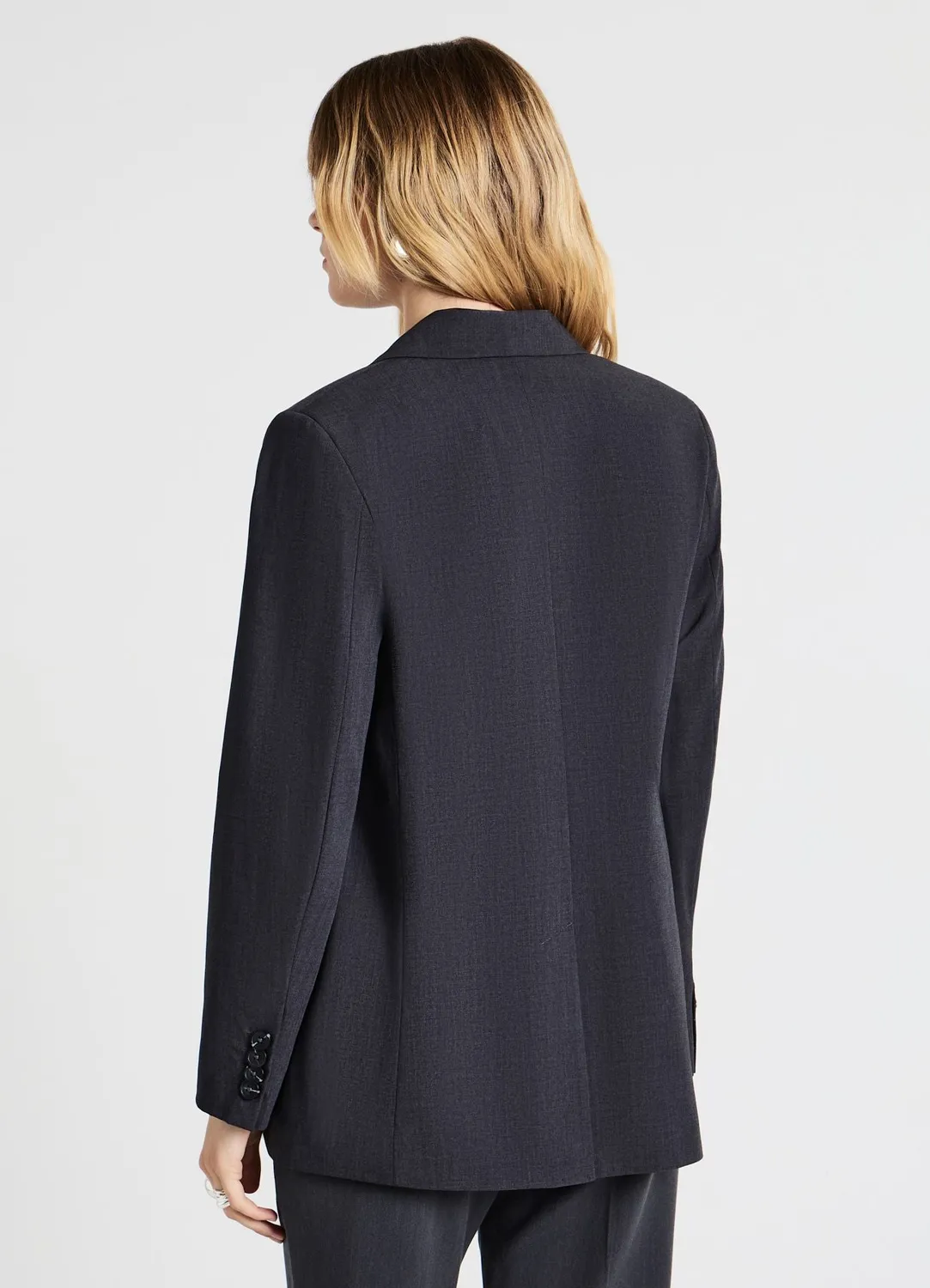 Calliope Blazer Femme Uni Bouton Coupe Regular
