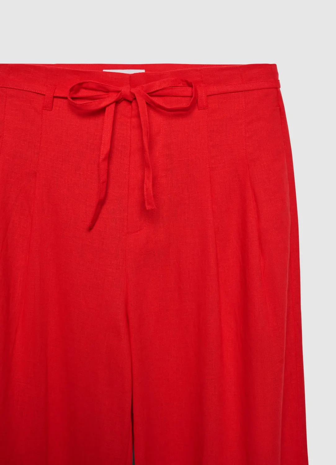 Calliope Pantalon palazzo femme large à ceinture