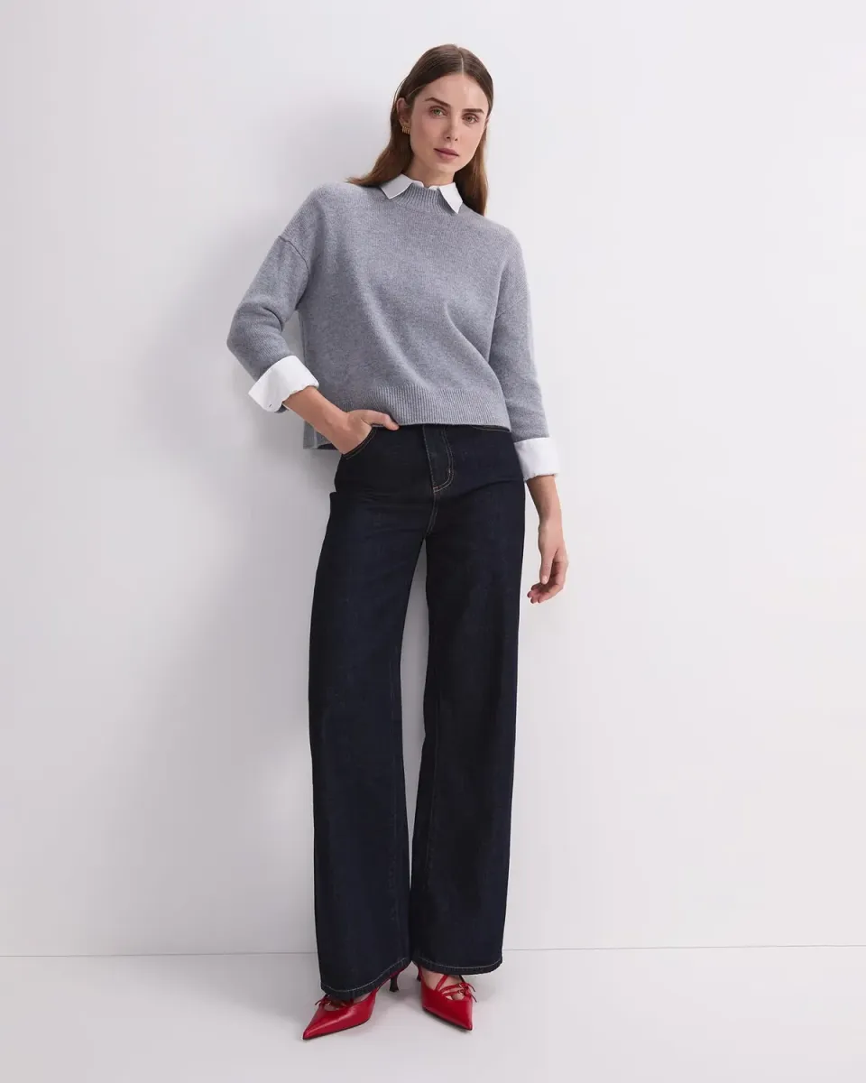 Sportscraft Pearl pull laine cachemire col rond
