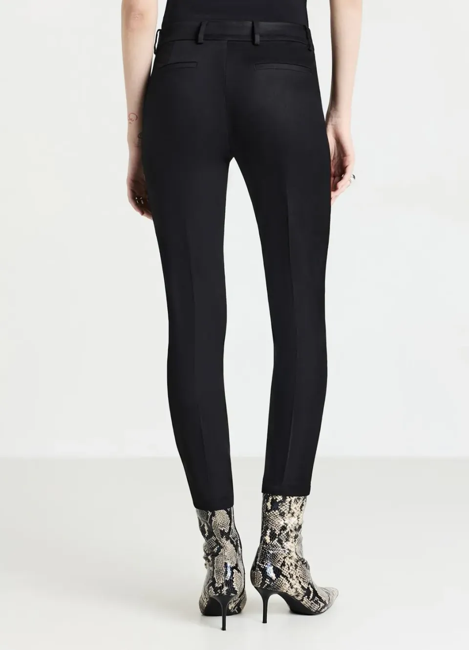 Calliope pantalon rasatello uni femme coton