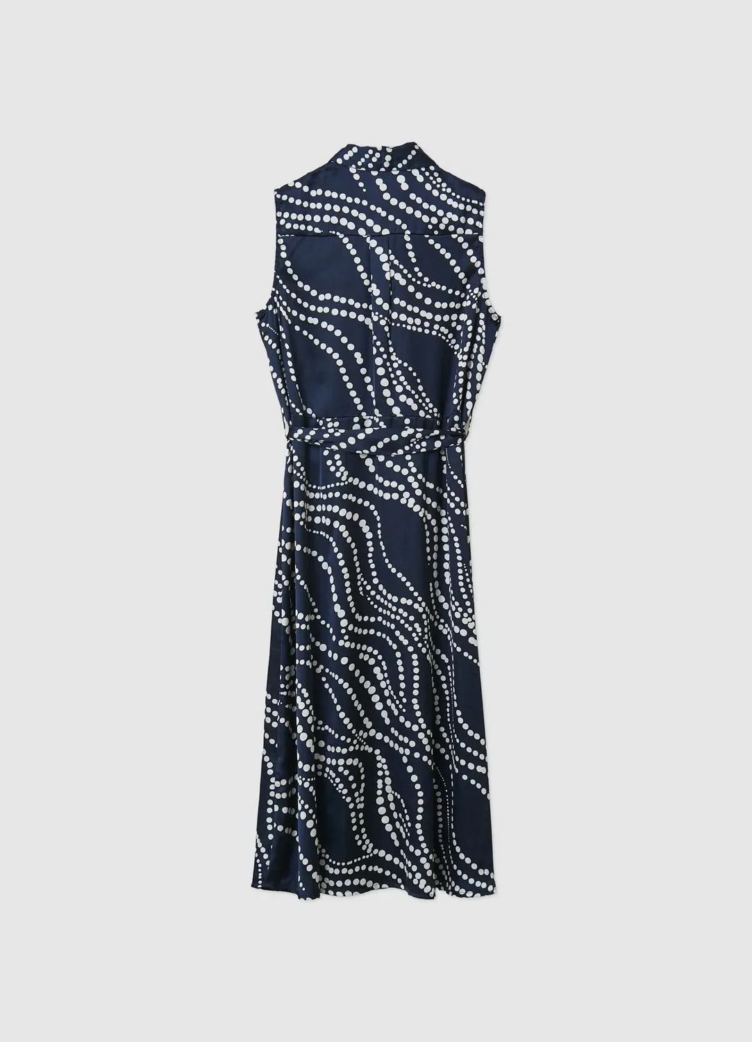 Calliope robe chemisier pois femme sans manches