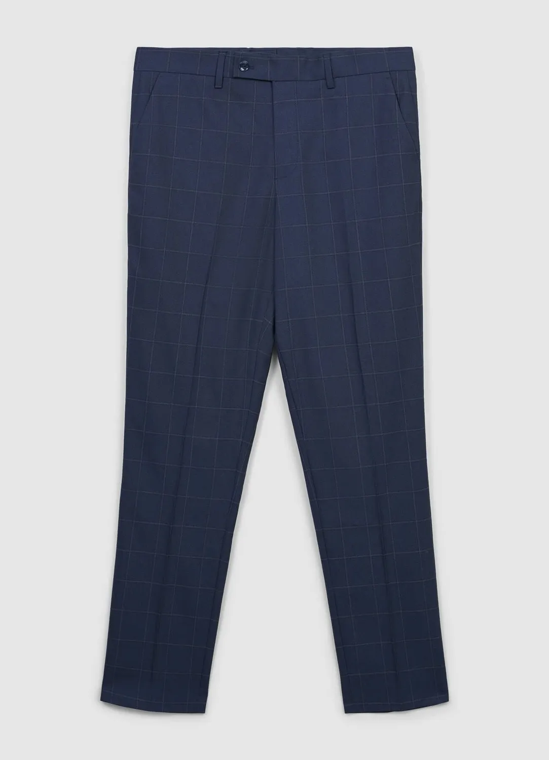 Calliope pantalon à carreaux homme coupe droite