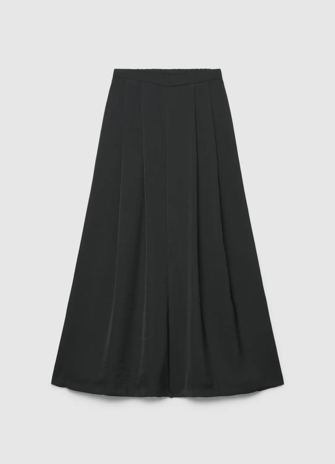 Calliope jupe-culotte satinée femme longue