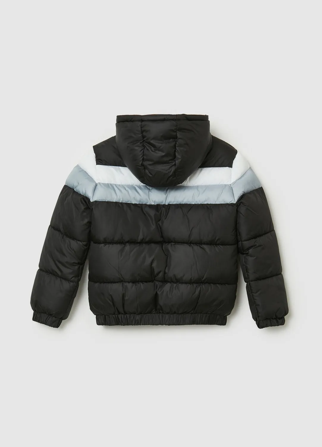 Calliope Blouson Matelassé Garçon Capuche Zip