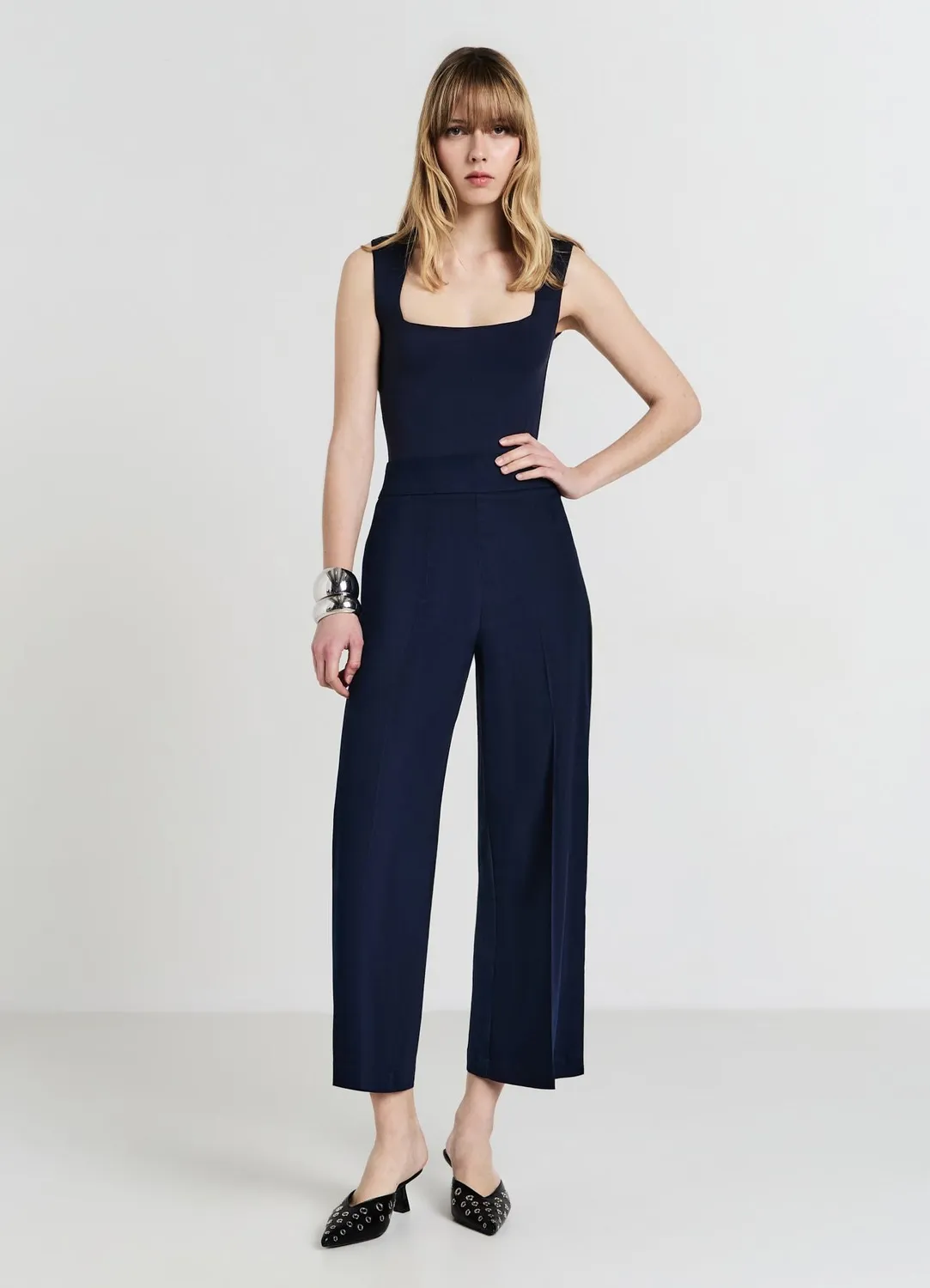 Calliope pantalon culotte coton large femme