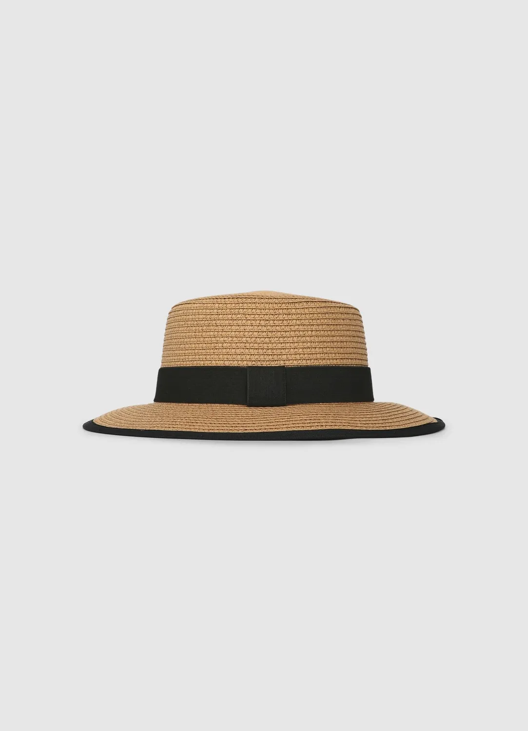 Calliope chapeau femme large bord ruban uni