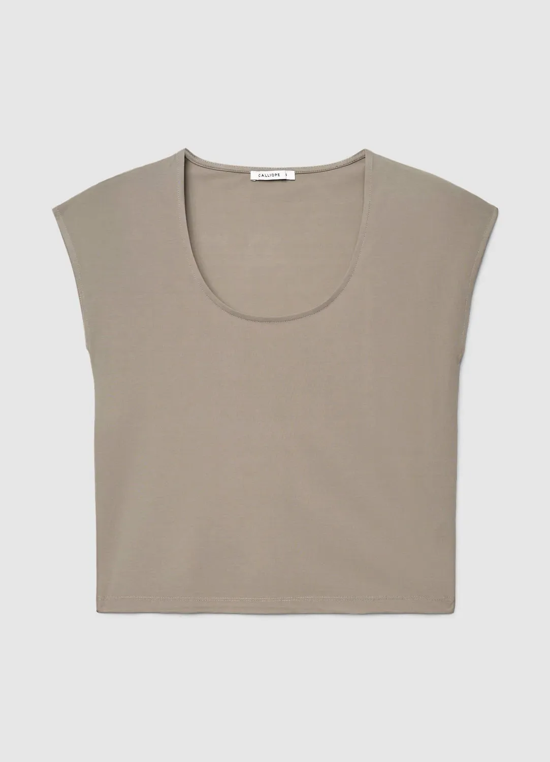 Calliope t-shirt femme manches ailettes uni