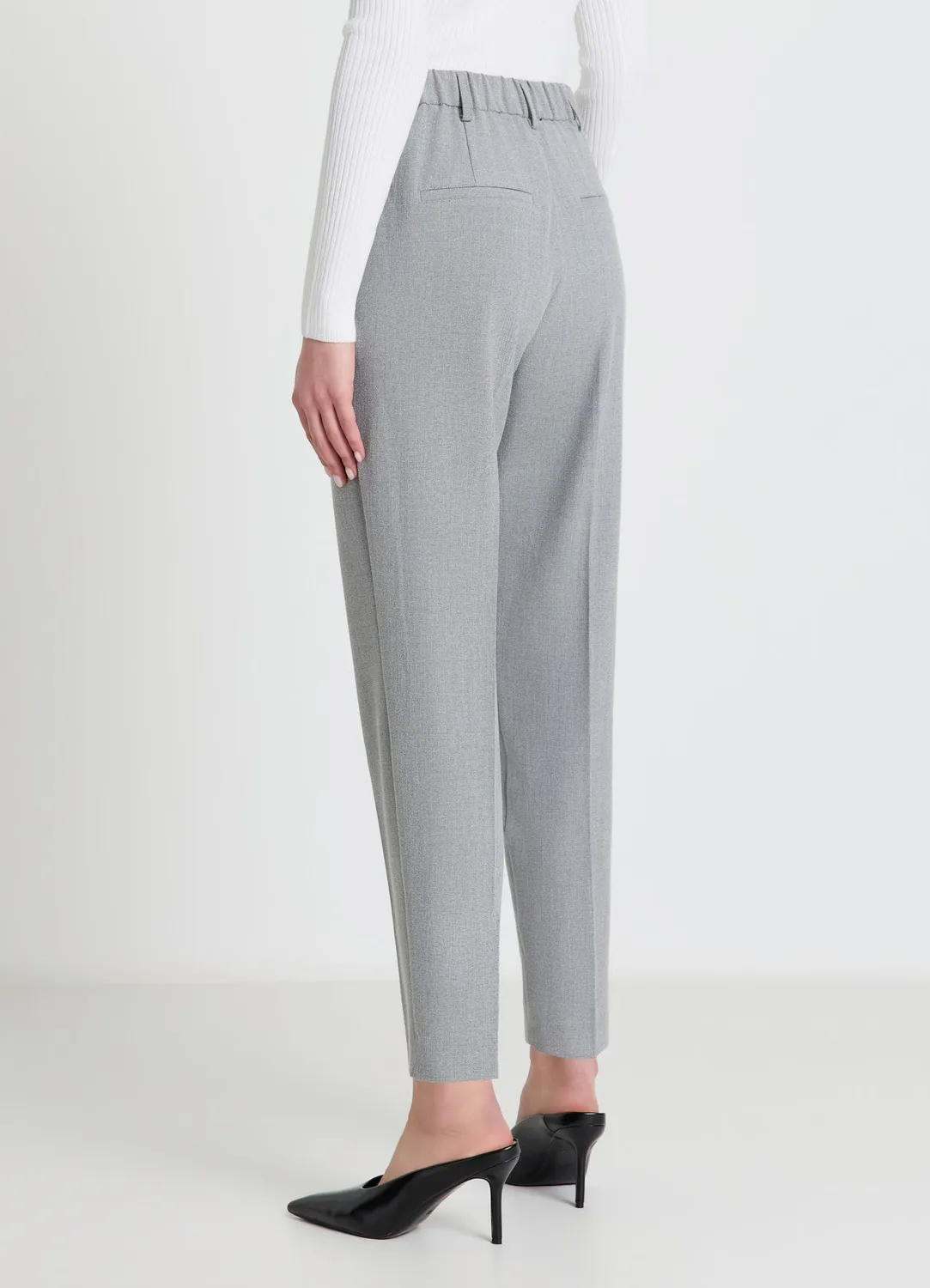 Calliope pantalon droit élastique pantalon bureau femme