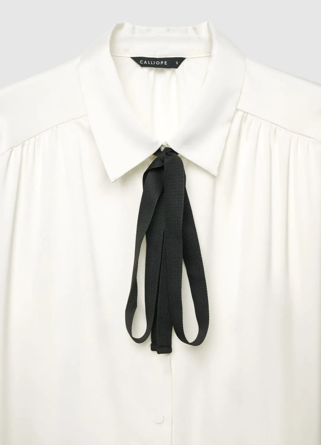 Calliope Chemise cravatine femme boutonnée