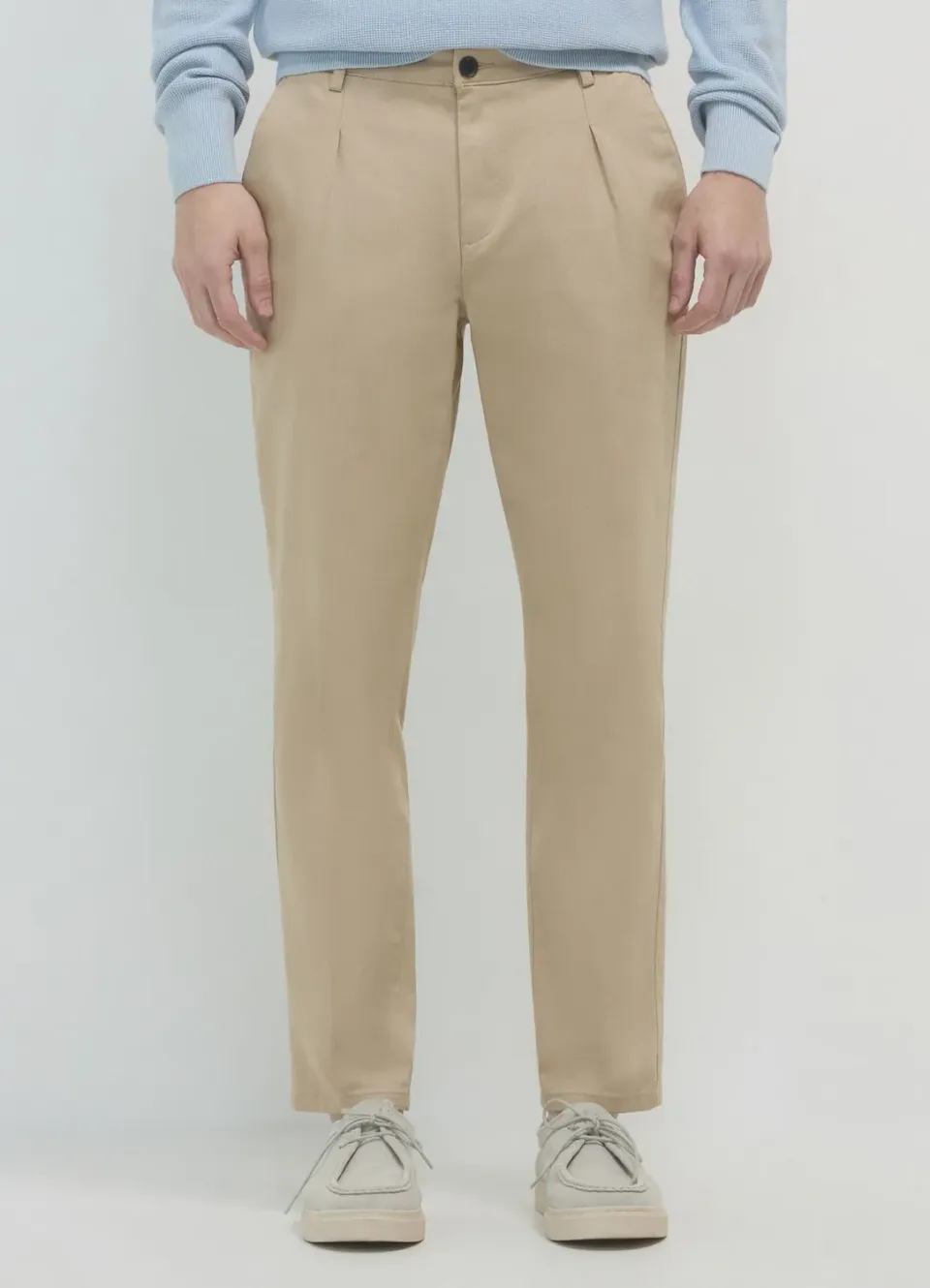 Calliope pantalon chino homme coton uni