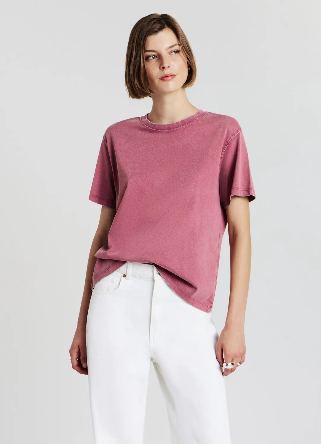 Calliope Effet Délavé t-shirt femme coton