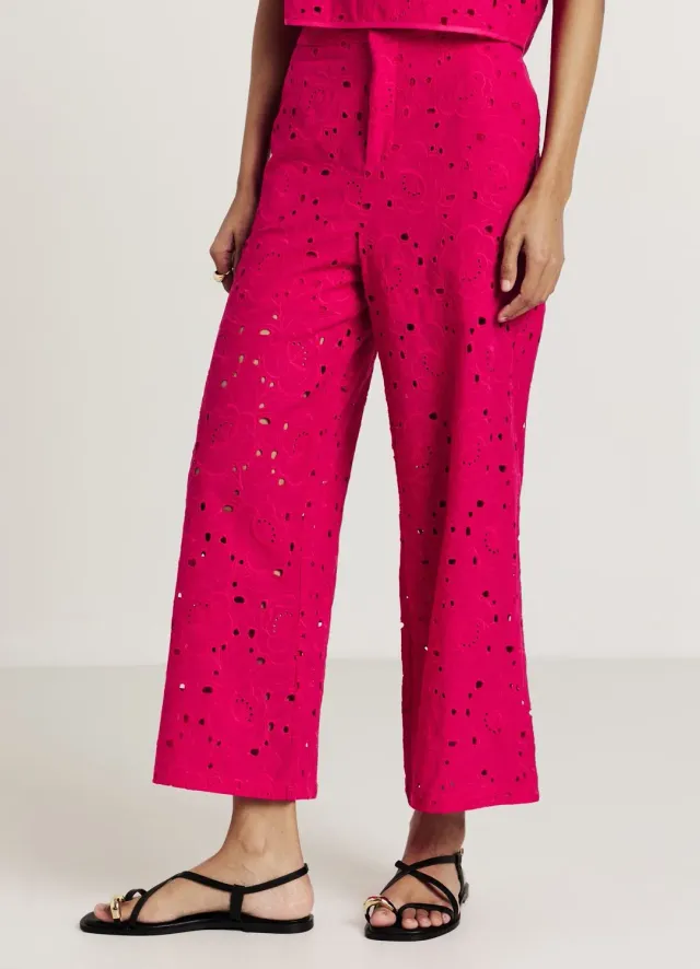Calliope pantalon culotte femme sangallo coton