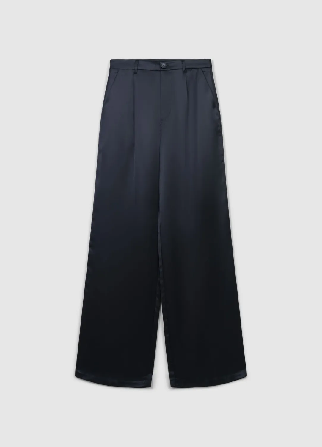 Calliope Palazzo Satin Pantalon femme large satiné